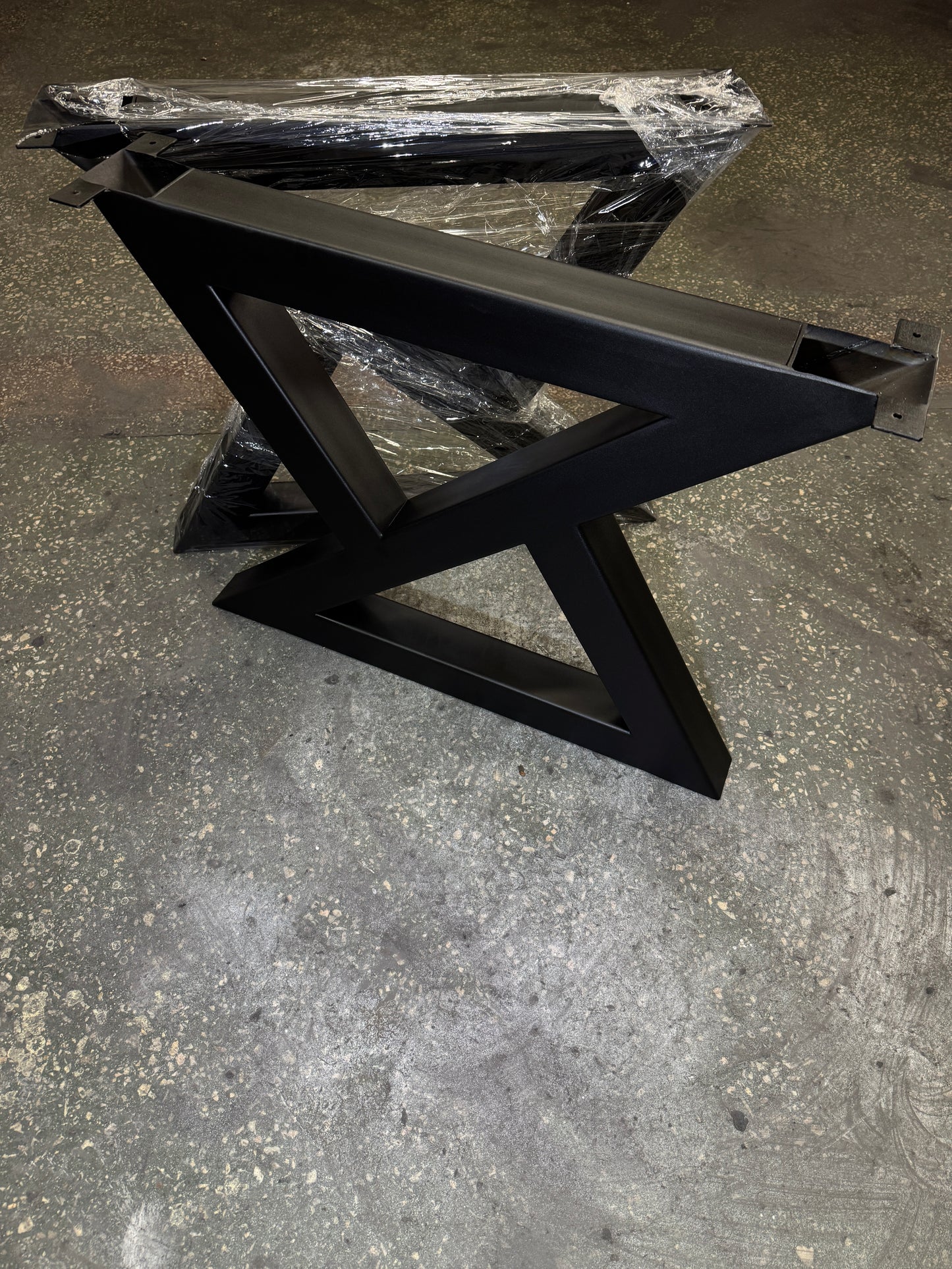 Reinforced Metal Table Base