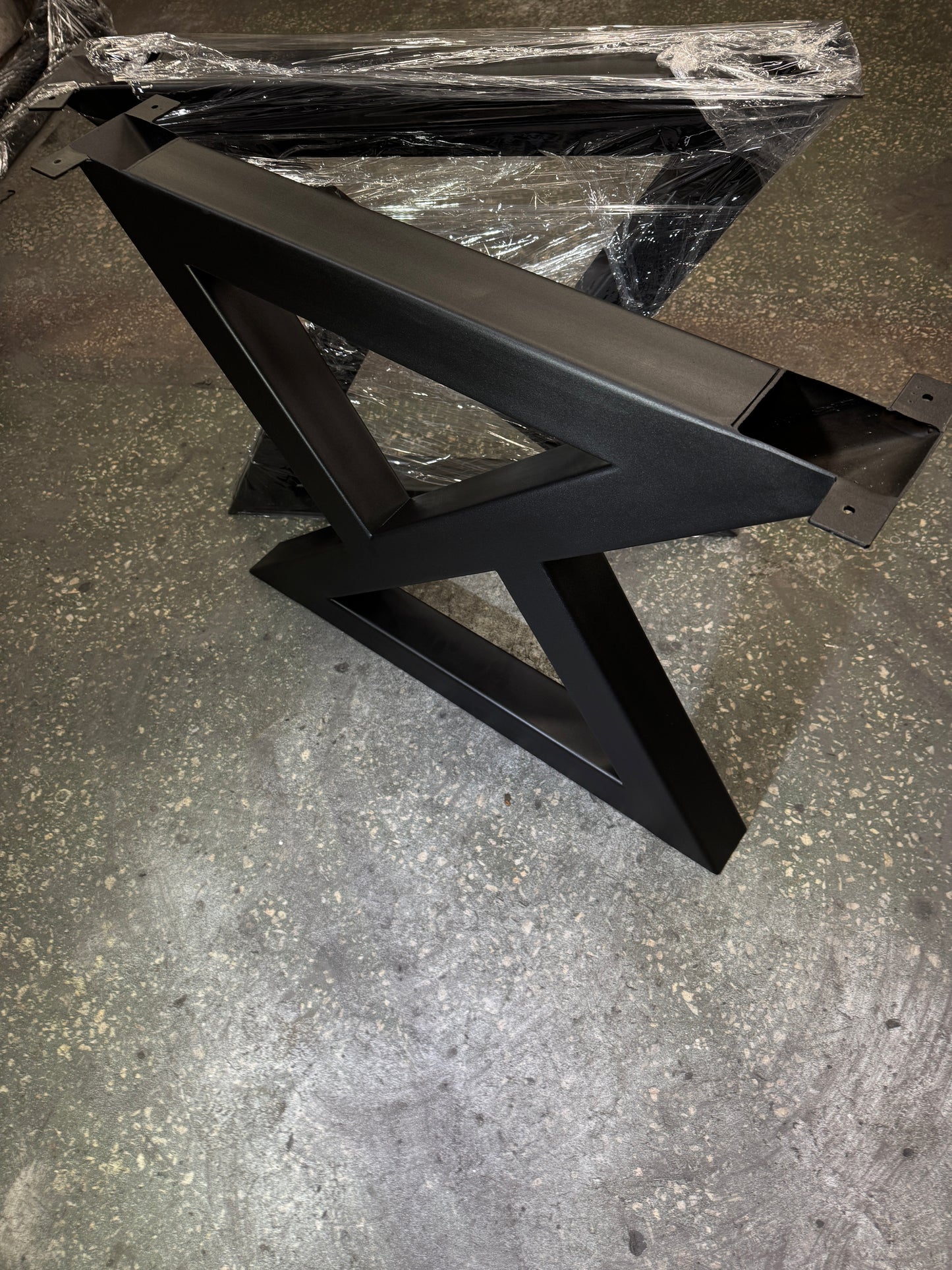 Reinforced Metal Table Base