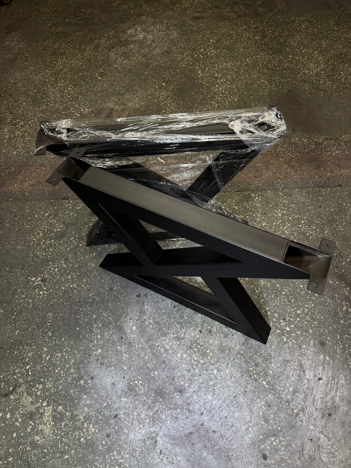 Reinforced Metal Table Base