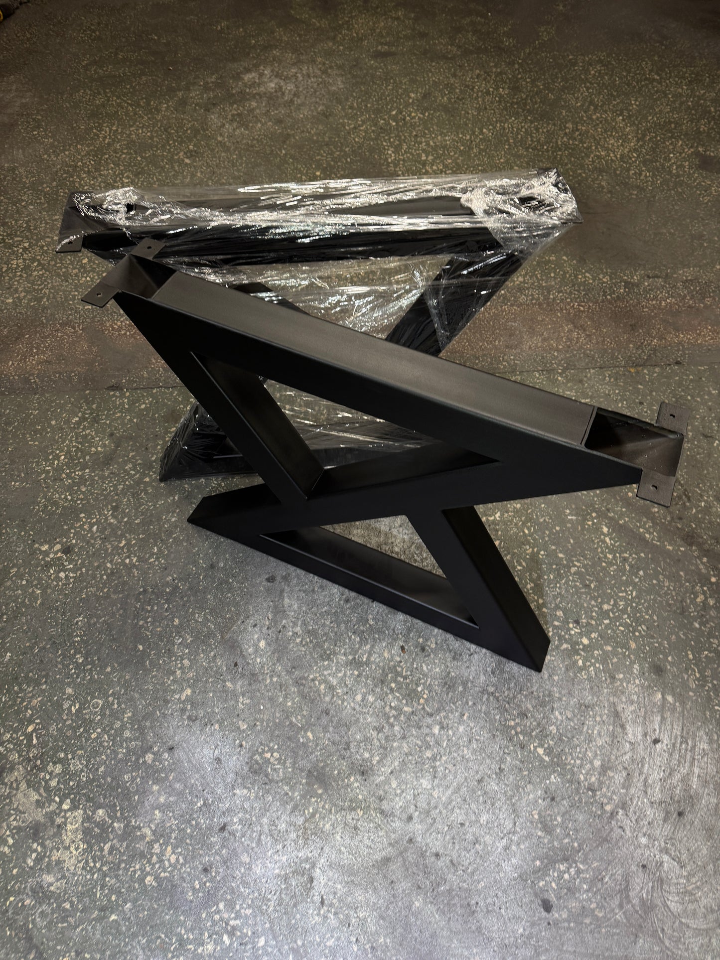 Reinforced Metal Table Base