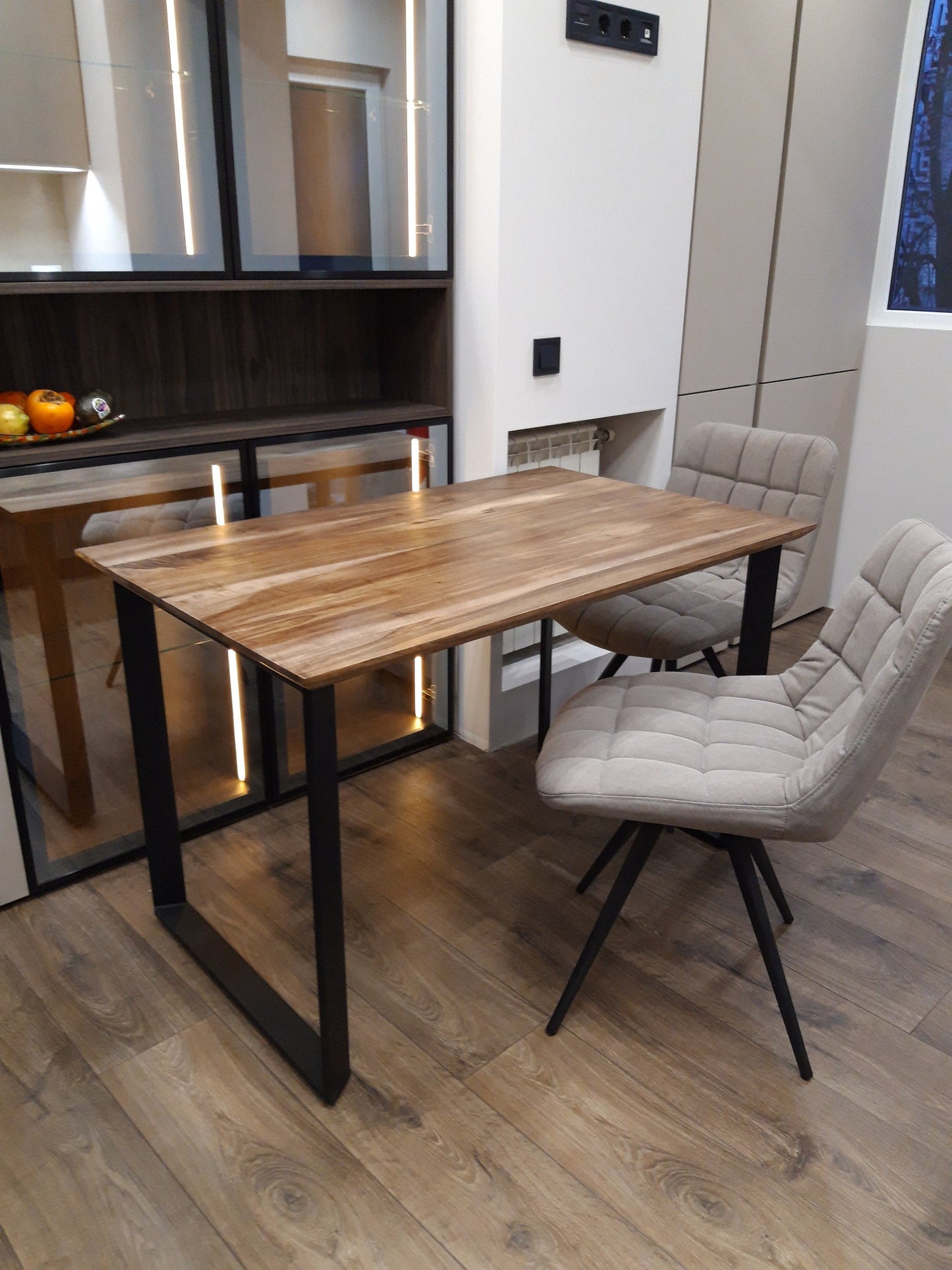 Steel table legs "Inverted Rectangle", top quality table base, dining table base, industrial legs, modern steel table legs