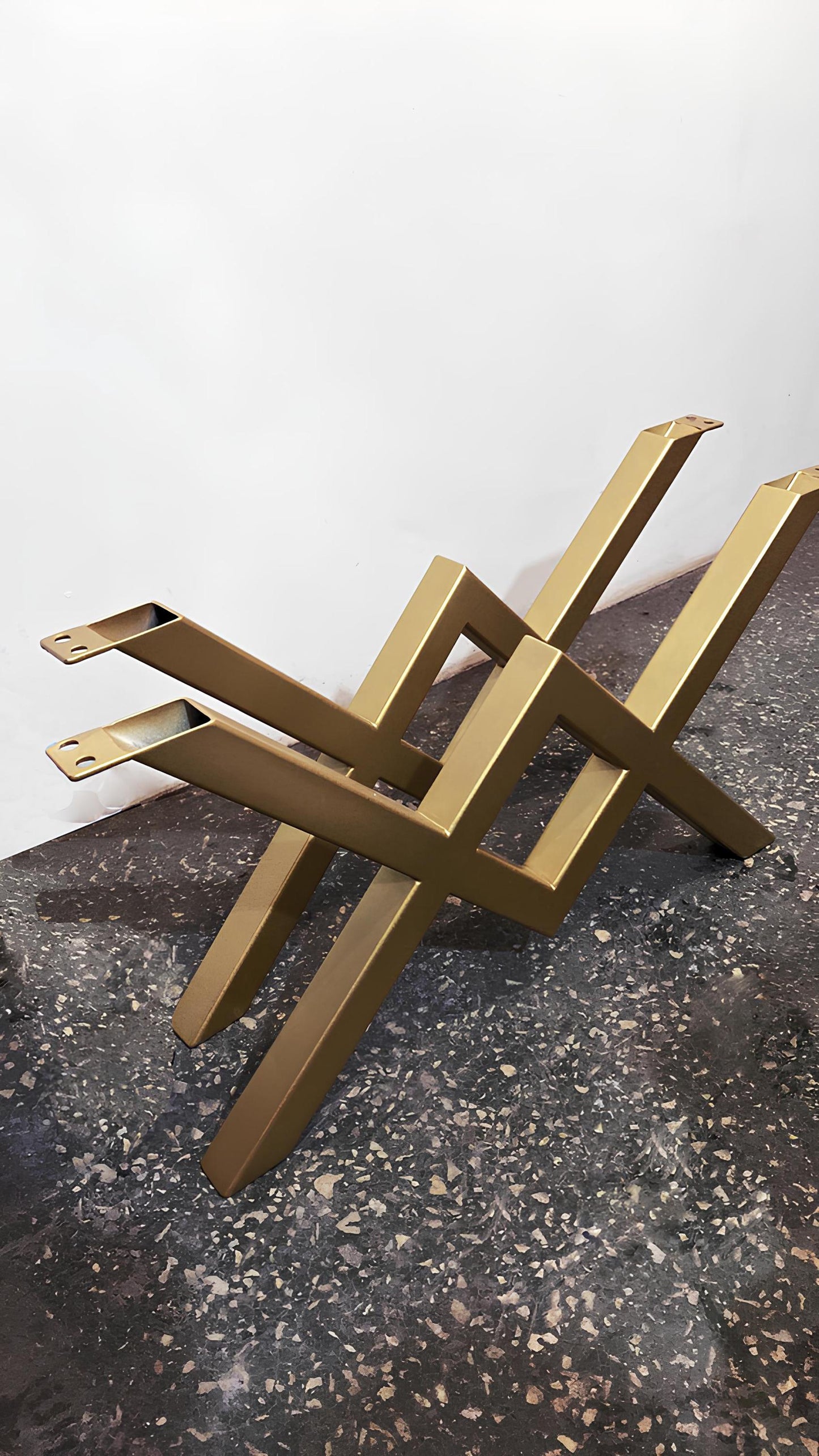 Set of metal bases, High-Quality Steel table legs for Modern Furniture (SET OF 2)