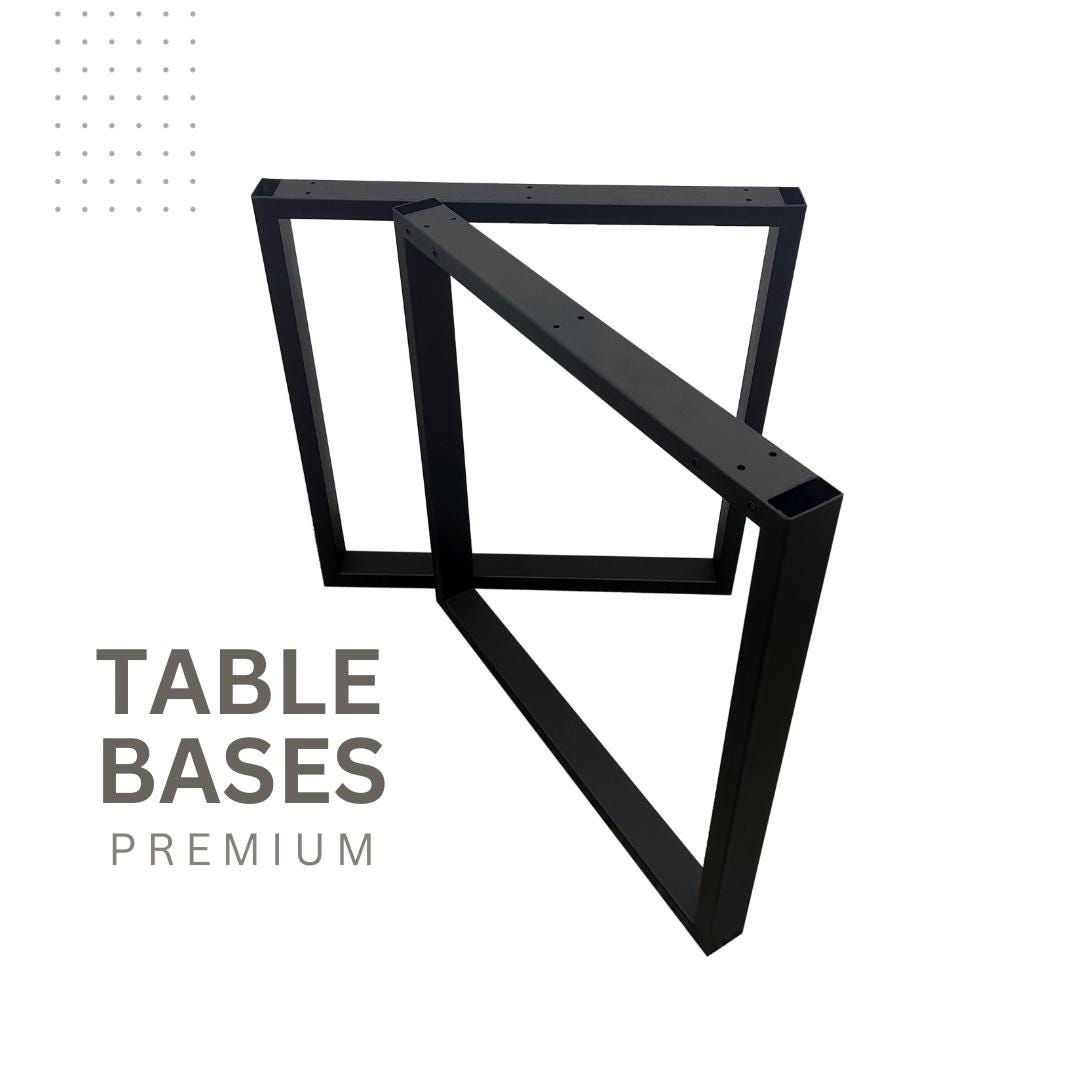 Steel table legs "Rectangle", metal table bases (SET OF 2)