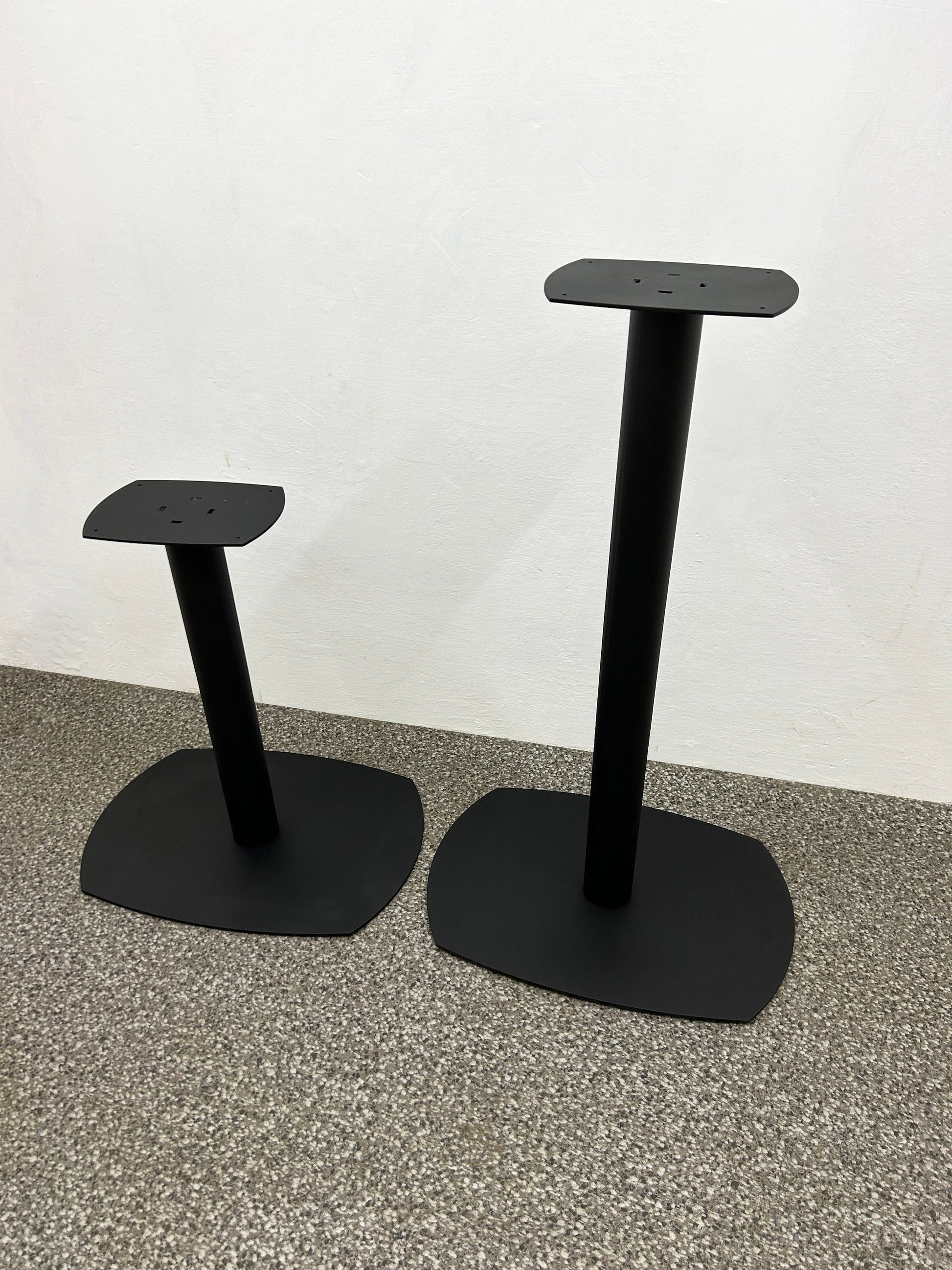Steel table legs &quot;Oval plate&quot;, table base, top quality table base, dining table base, industrial legs, modern steel table legs