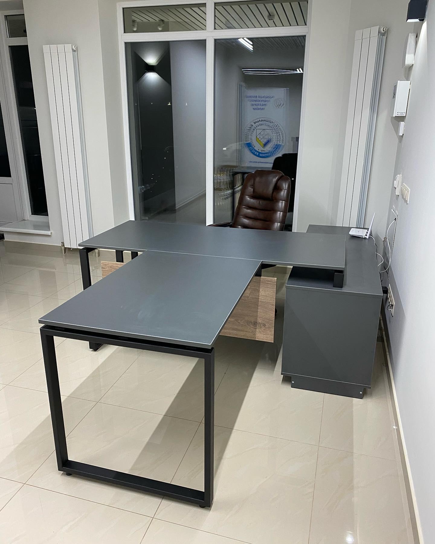 Steel table legs "Rectangle", metal table bases (SET OF 2)
