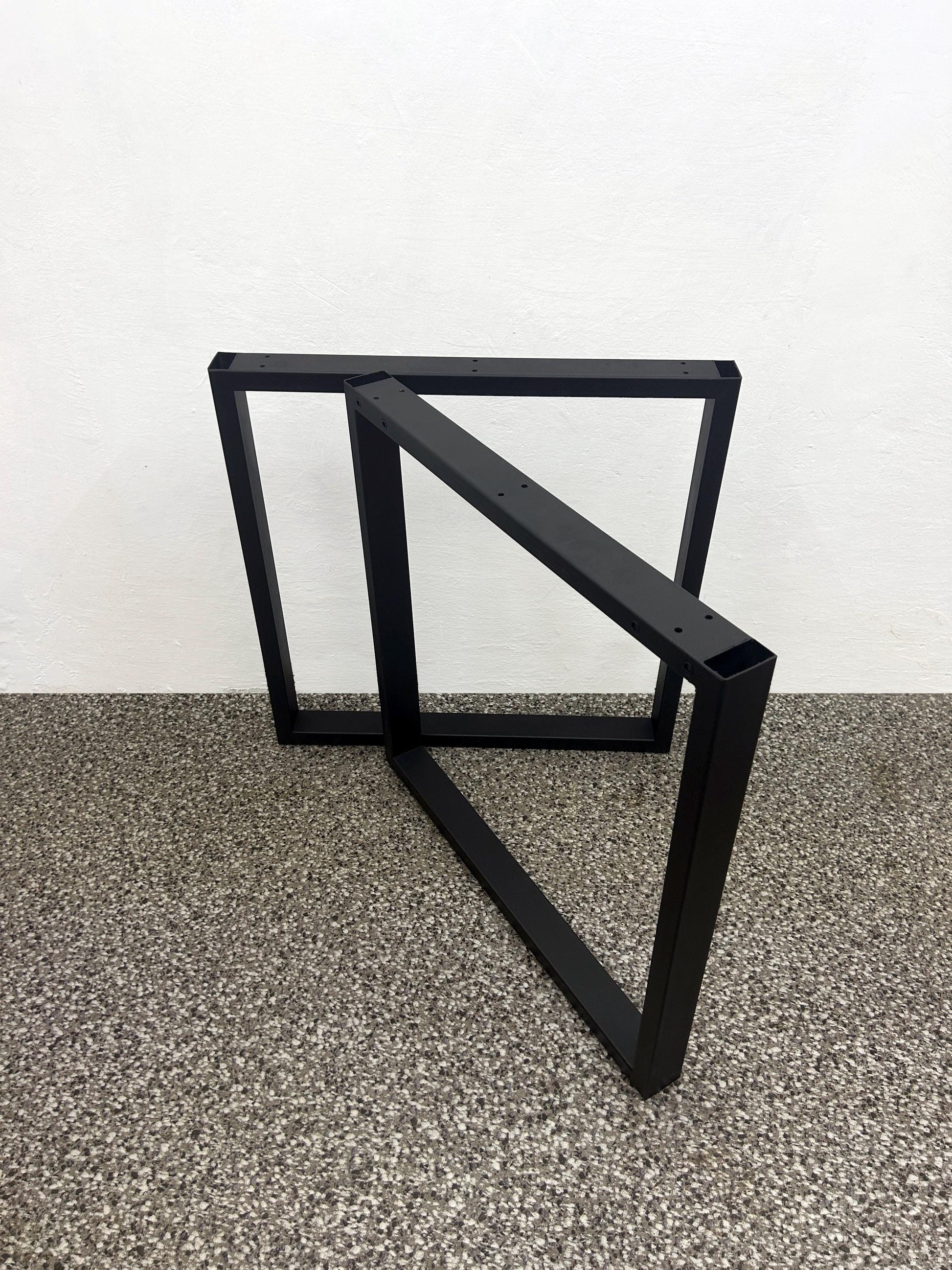 Steel table legs "Rectangle", metal table bases (SET OF 2)