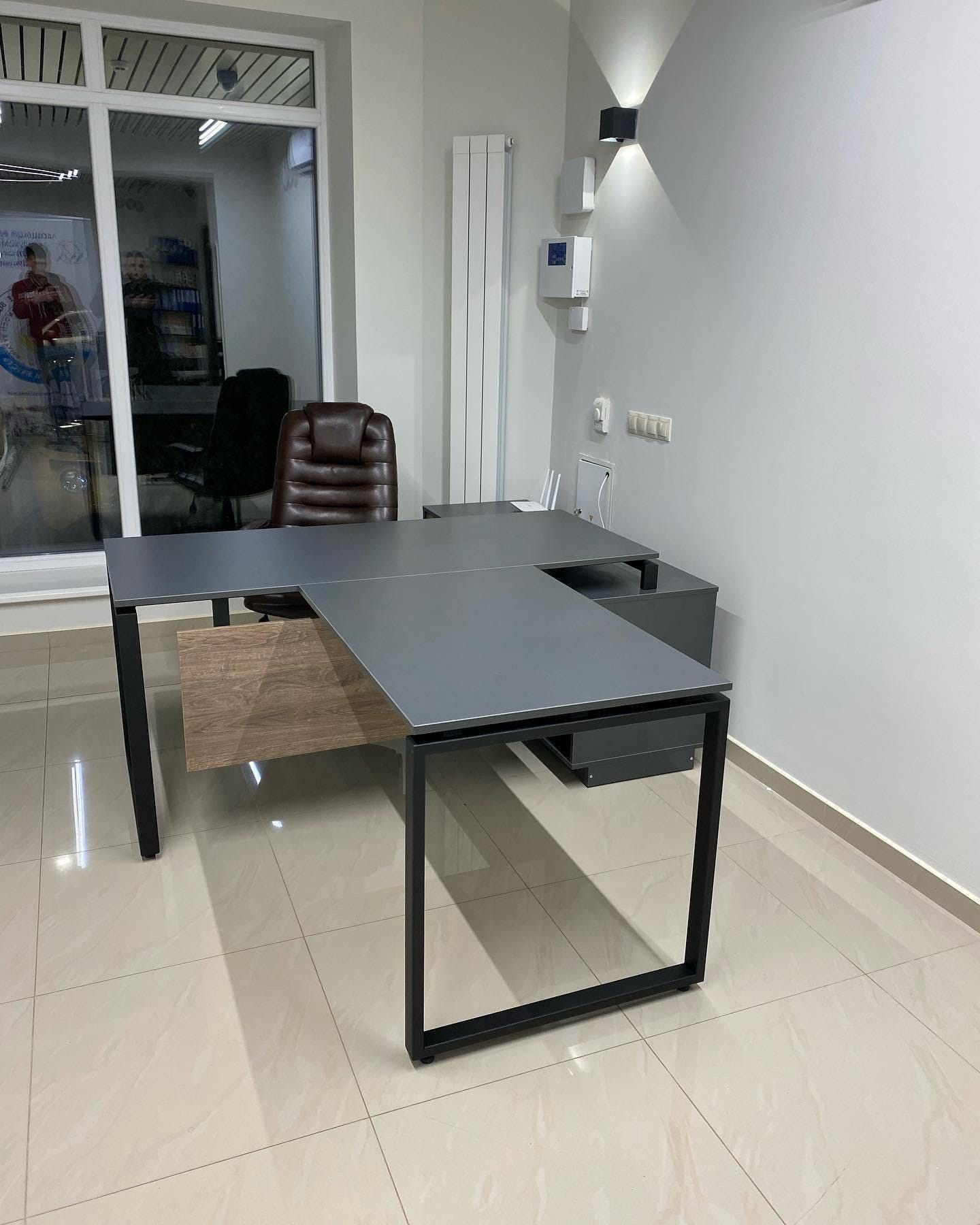 Steel table legs "Rectangle", metal table bases (SET OF 2)